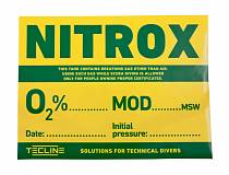 Наклейка информационная NITROX [30x22,5 см] от интернет-магазина Vextreme.
