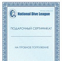 Подарочный сертификат (дайвинг, фридайвинг для сёрфинга и кайтинга) от интернет-магазина Vextreme.