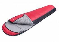Спальный мешок Jungle Camp Track 300 XL, широкий, трёхсезонный, молния с левой стороны, серый/красный от интернет-магазина Vextreme.