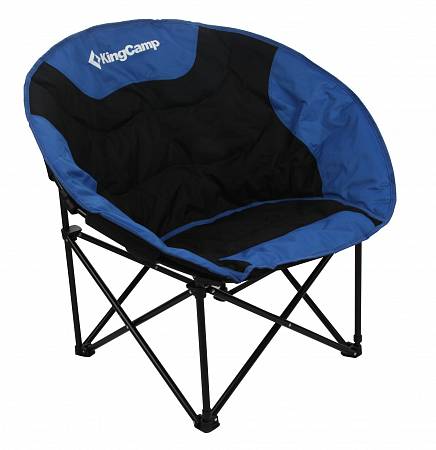 Кресло складное KingCamp 3816 Moon Leisure Chair, cталь, 84x70x80 см, синий от интернет-магазина Vextreme.