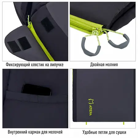 Фото Спальный мешок KingCamp Rocky 520L AS2101, -4°С, 230х90 от интернет-магазина Vextreme.