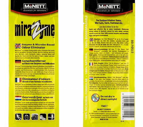 Очиститель-уничтожитель запахов для неопрена и тканей McNett MiraZyme, 250 мл от интернет-магазина Vextreme.