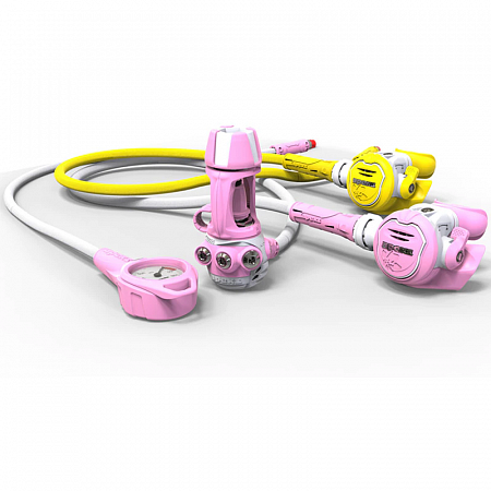 Комплект регулятор + октопус Apeks Flight Pink DIN от интернет-магазина Vextreme.