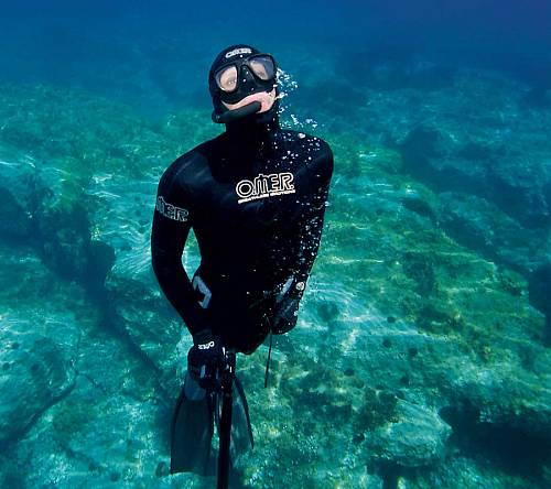 Фото Гидрокостюм для подводной охоты Omer Gold Black от интернет-магазина Vextreme.