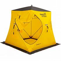 Палатка зимняя Helios v2.0 Piramida Extreme 2.0х2.0, широкий вход, жёлтый от интернет-магазина Vextreme.
