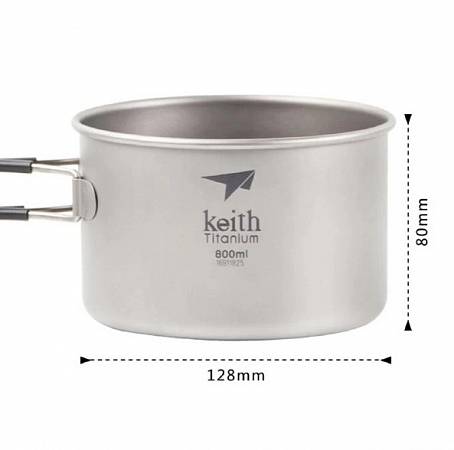    Keith Ti6012 Ultralight 2-piece CookSet, 400, 800   - Vextreme.