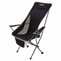 Кресло раскладное KingCamp 2015 Ultralight Arm Chair, сталь, чёрно-серый от интернет-магазина Vextreme.