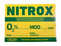 Наклейка TecLine Nitrox, 30x22,5 см от интернет-магазина Vextreme.