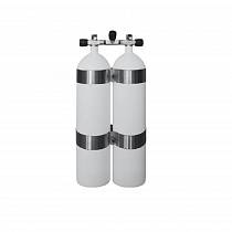 Спарка баллонов EuroCylinder 2x15 л, 203 мм, 232 бар от интернет-магазина Vextreme.