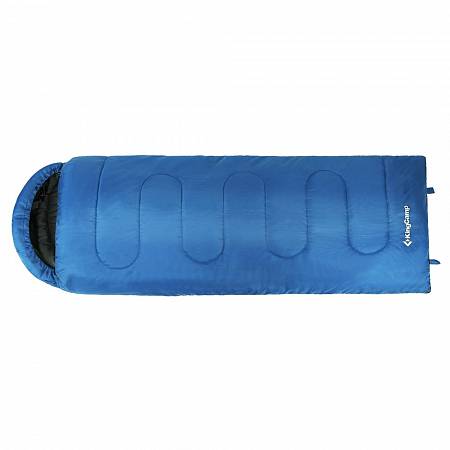 Спальный мешок KingCamp 3121 Oasis 250 -3°С, 190+30x75, левый (синий) от интернет-магазина Vextreme.