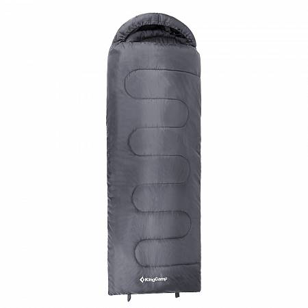 Спальный мешок KingCamp 3121 Oasis 250, -3°С, (190+30)x75 см, с левой стороны, серый от интернет-магазина Vextreme.