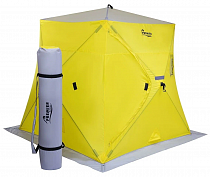 Палатка зимняя Premier Fishing Piramida PR-ISP-200YG, 2х2 м, жёлтый/серый от интернет-магазина Vextreme.