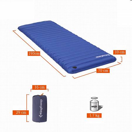    KingCamp 3588 Pump Airbed Single, 1937010   - Vextreme.