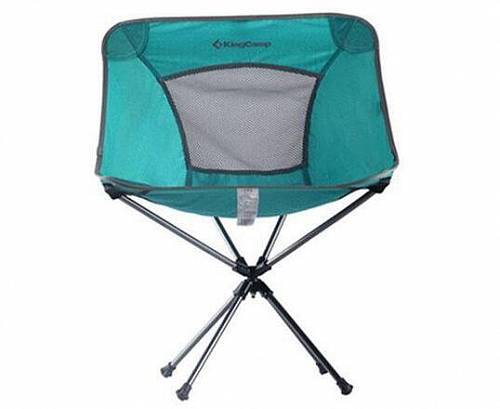 Кресло KingCamp 3951 Rotation Packlight Chair, алюминий, 55x58x38/70 см, жёлто-зелёный от интернет-магазина Vextreme.