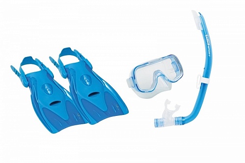 Комплект Tusa UPR 0101 (маска + трубка + ласты) от интернет-магазина Vextreme.