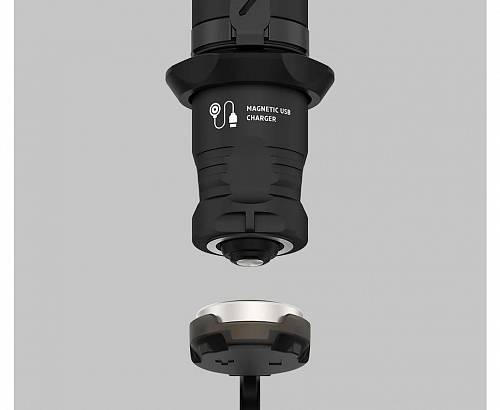 Фото Фонарь ArmyTek Dobermann Pro Magnet USB, тёплый свет от интернет-магазина Vextreme.