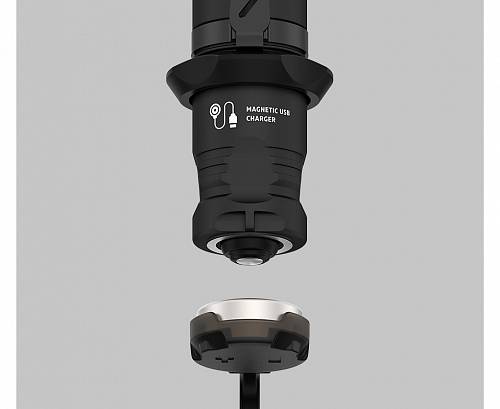 Фото Тактический фонарь ArmyTek Dobermann Pro Magnet USB, белый свет от интернет-магазина Vextreme.