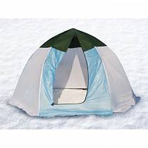 Палатка-зонт зимняя СТЭК "классика" (алюминиевая звезда), трёхместная, дышащая от интернет-магазина Vextreme.