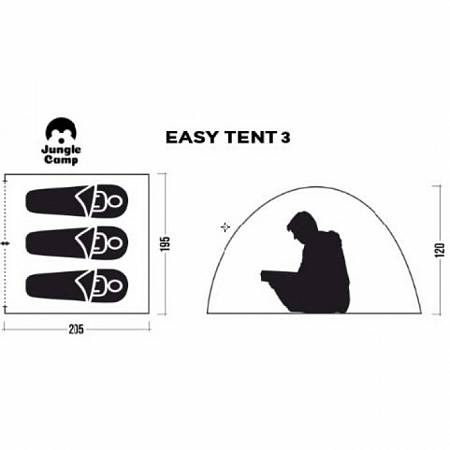    Jungle Camp Easy Tent Camo 3  - Vextreme.